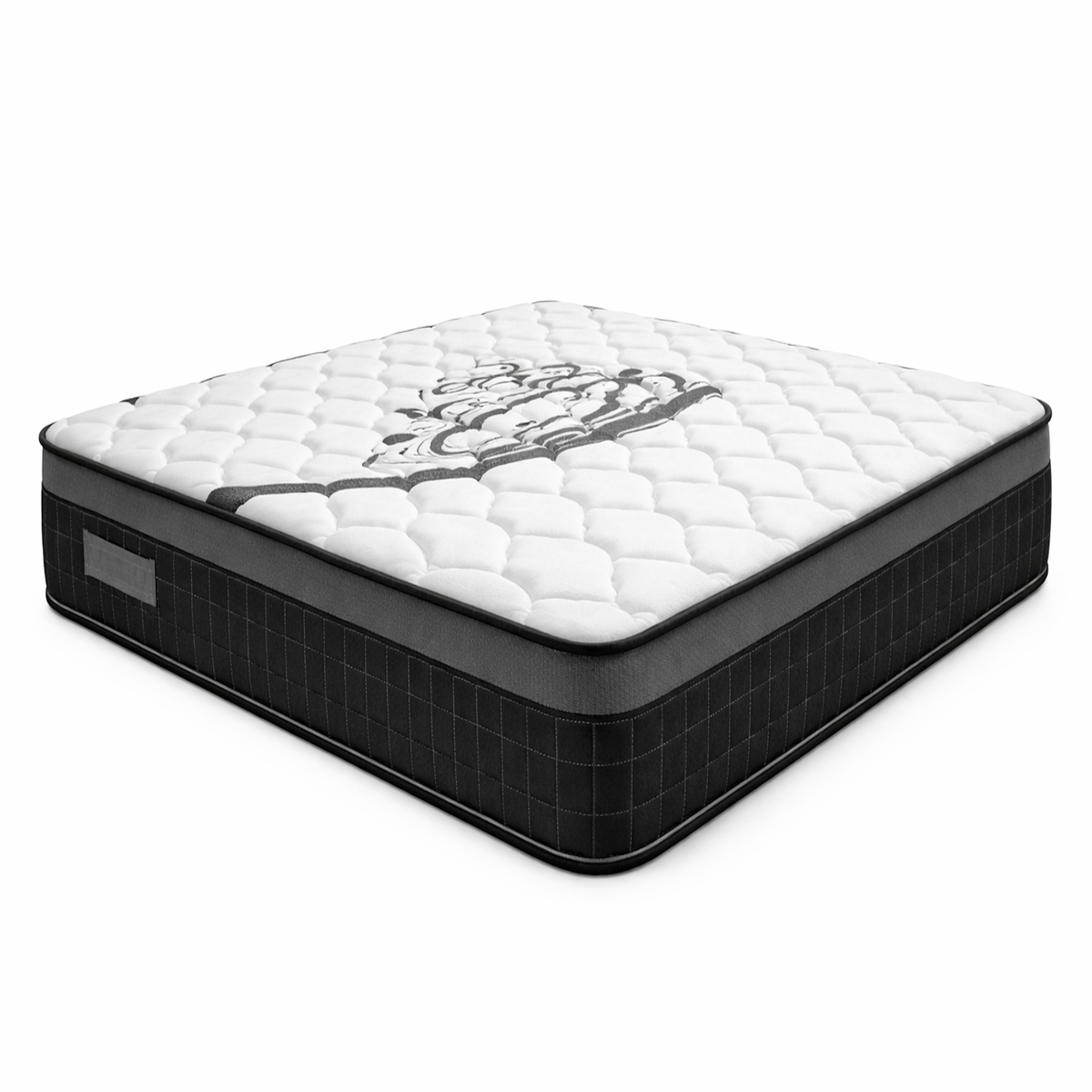 PROVENCE LITERIE Ensemble Sommier Tapissier et Matelas Soutien Ferme Mousse