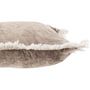 Voir la diapositive 2 : Paris Prix Coussin Déco  Franges  45x45cm Gris