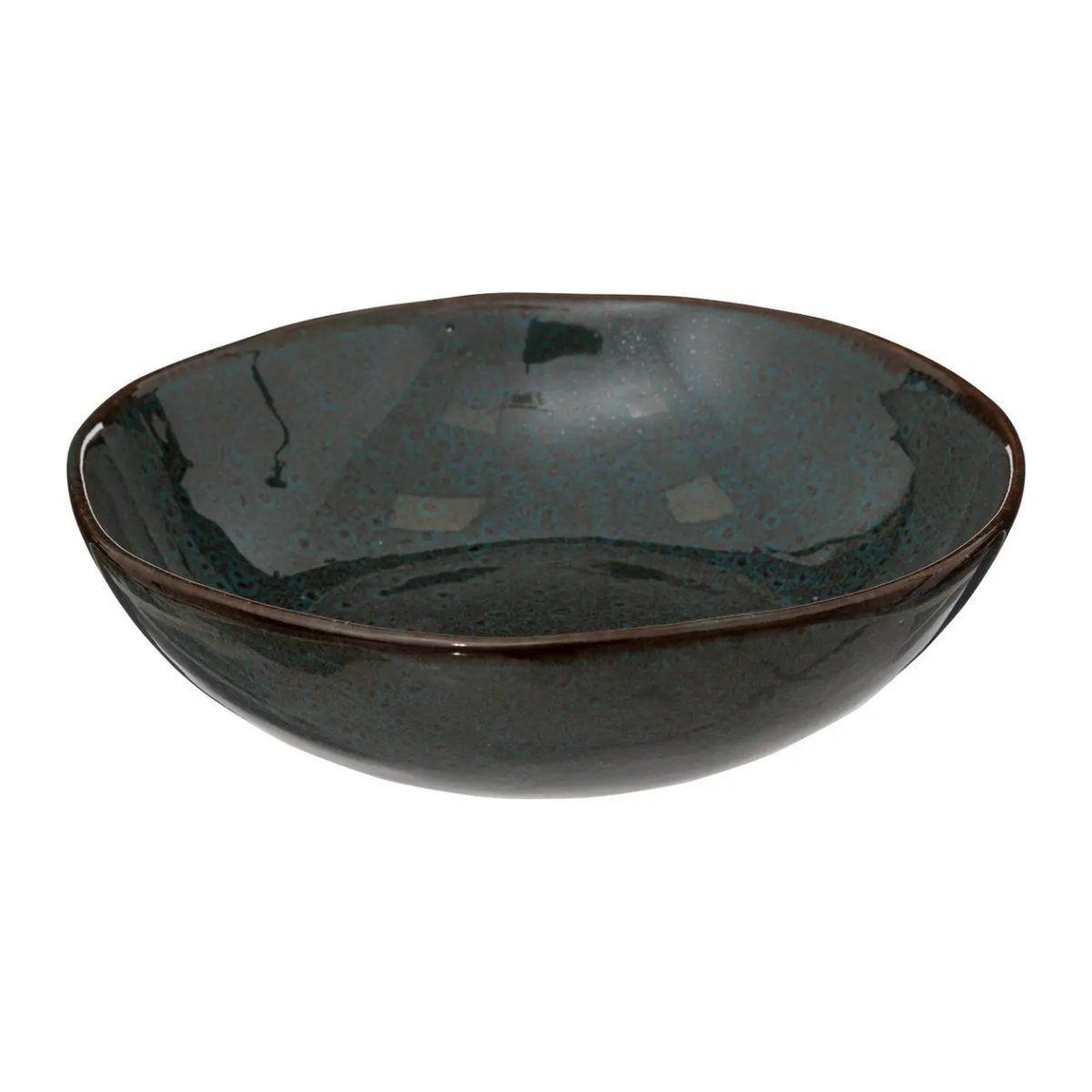 SECRET DE GOURMET Lot de 6 assiettes creuses  jade  18cm vert