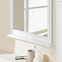 Voir la diapositive 6 : SOBUY Miroir mural avec étagère Blanc 60x3.5x53.5cm BZR212-W