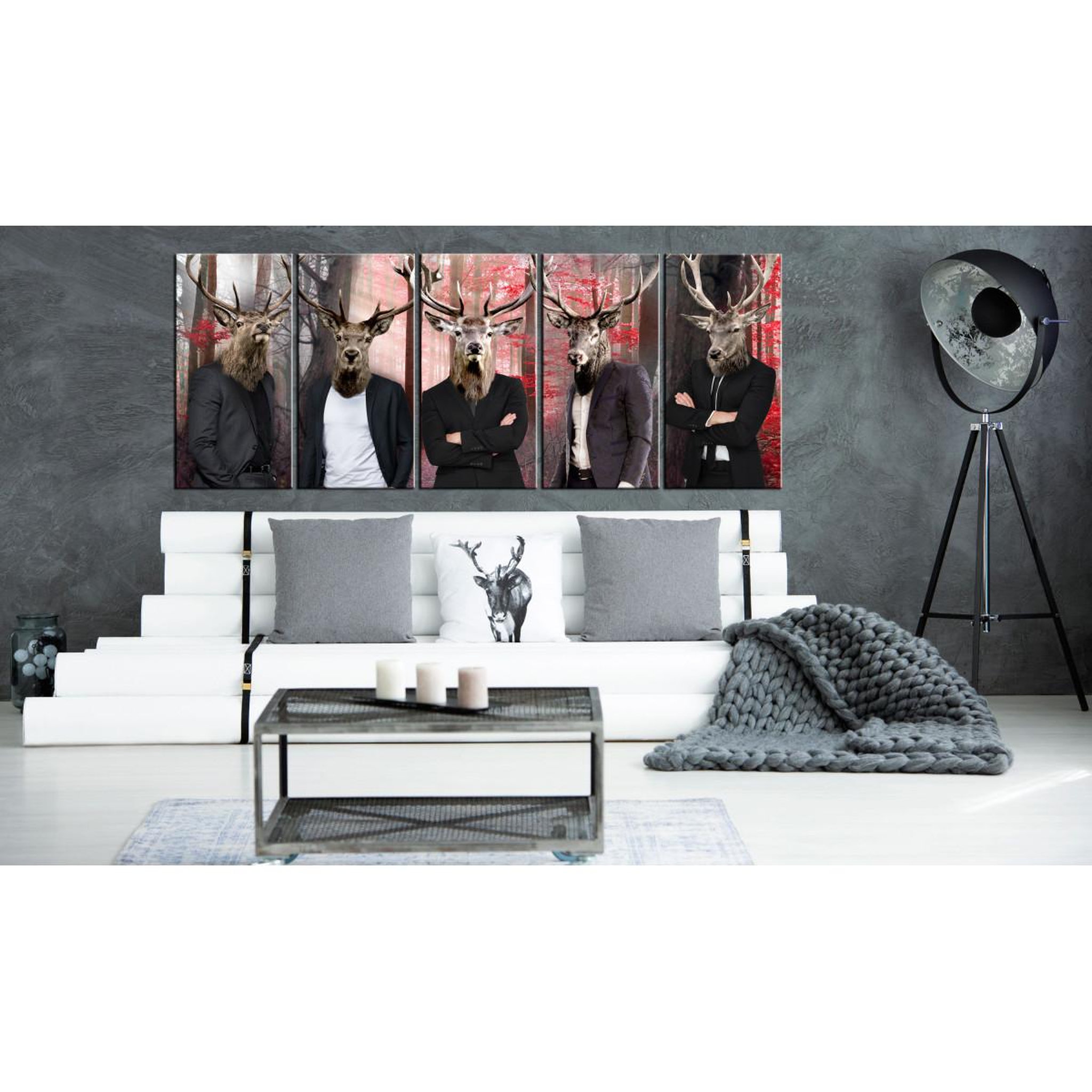 Voir la diapositive 2 : Paris Prix Tableau imprimé  people in masks