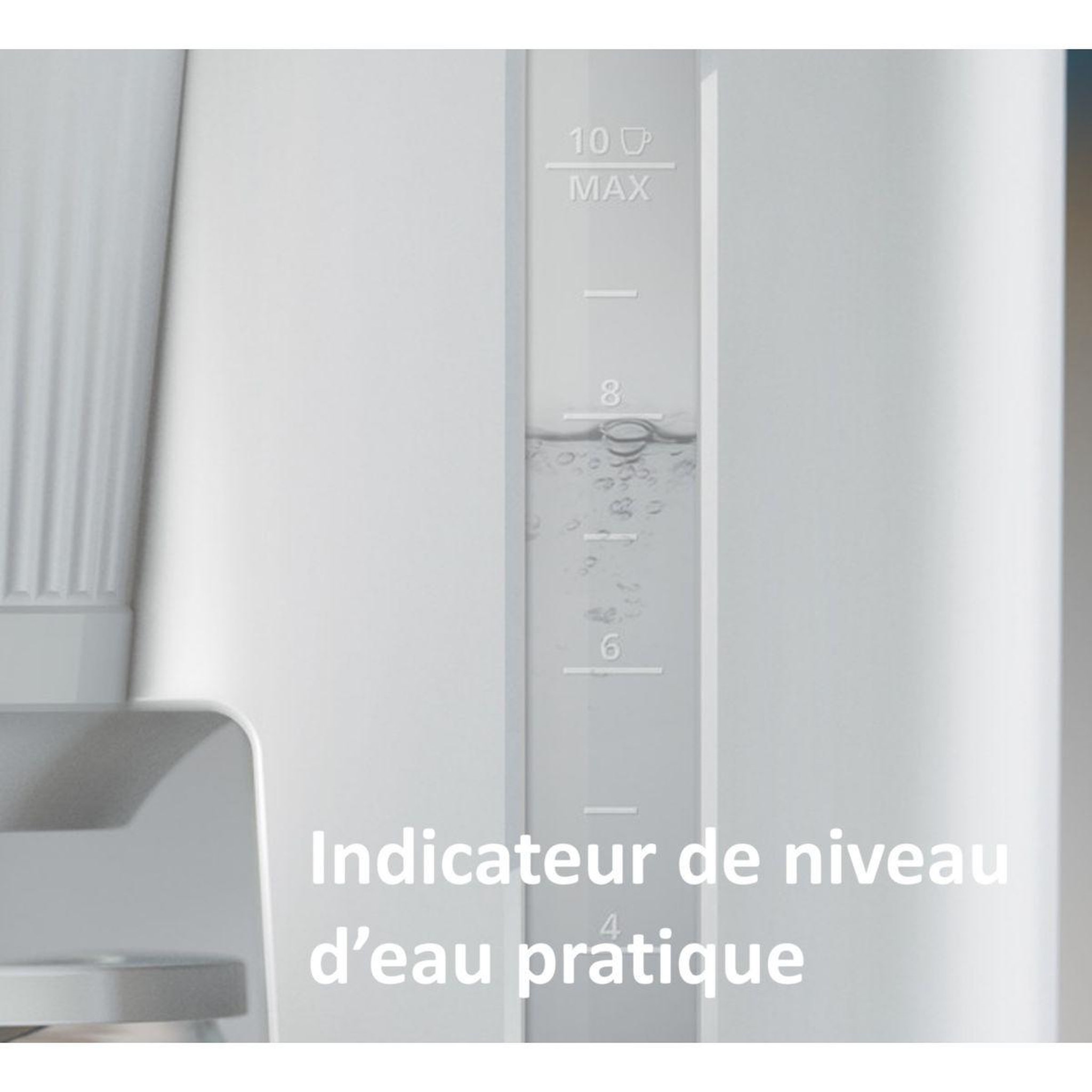 Voir la diapositive 4 : Philips Cafetière filtre hd7411/00 blanc