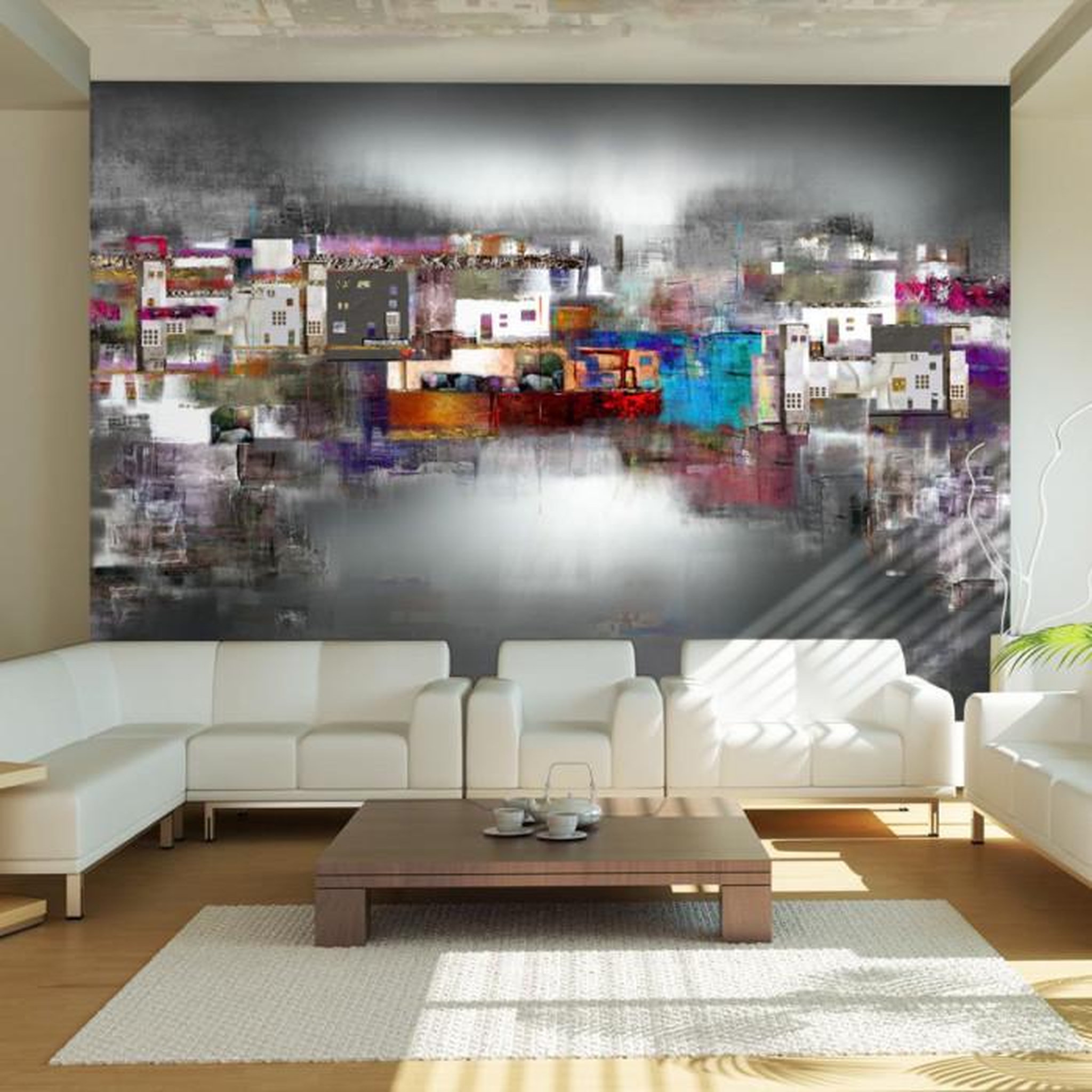 Paris Prix Papier Peint  Artistic Landscape. Coloris disponibles : Multicolore
