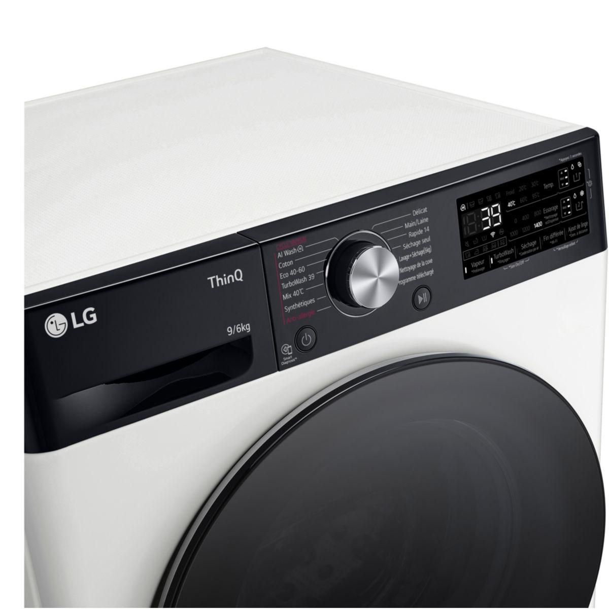 LG Lave linge séchant hublot F964R76WSTA