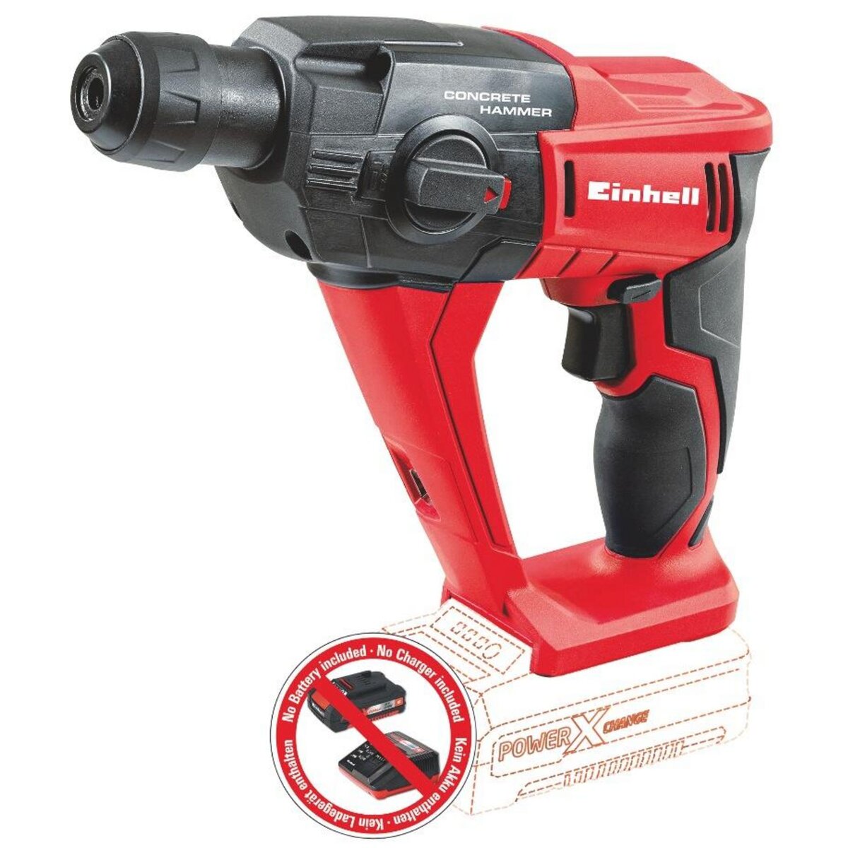 Einhell Perceuse à percussion sans fil TE-HD 18 Li - Solo