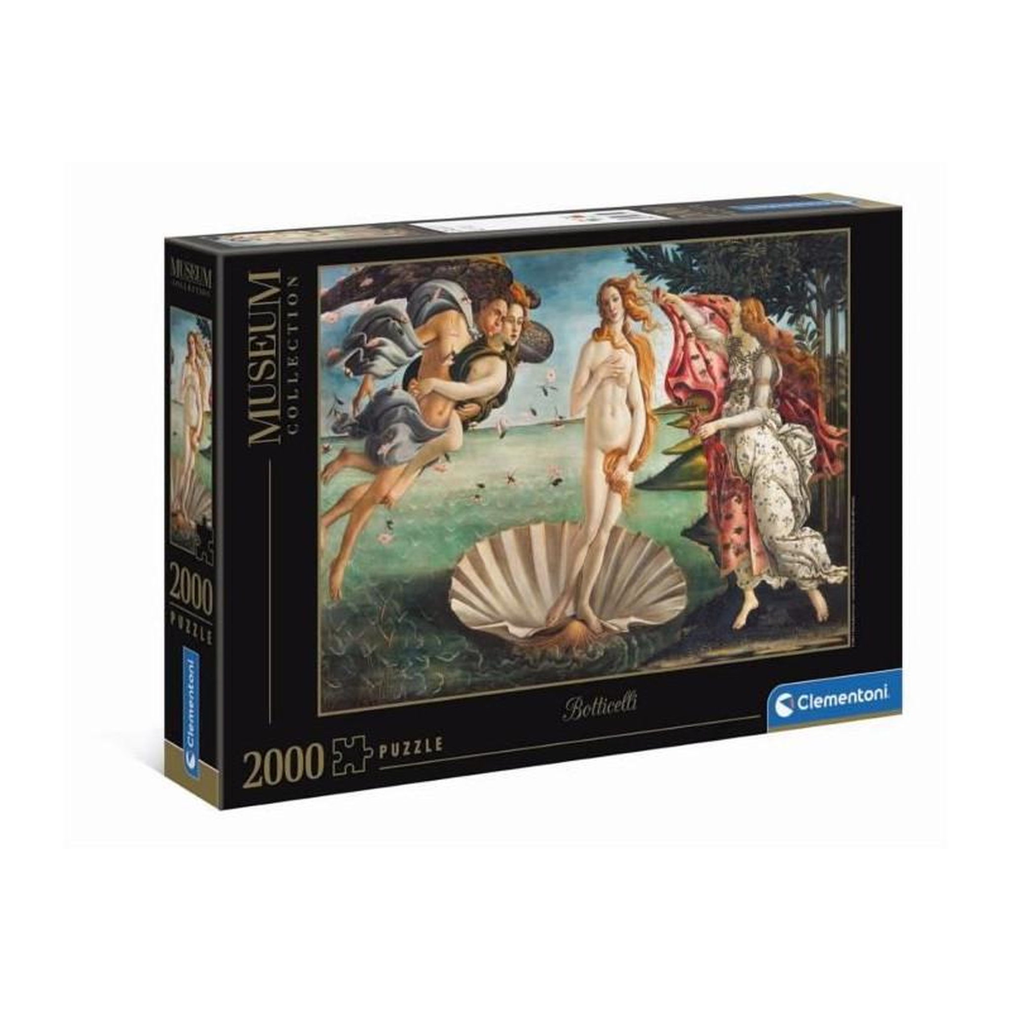 Voir la diapositive 2 : CLEMENTONI Clementoni - Museum - Puzzle 2000 pieces - Botticelli : The Birth of Venus