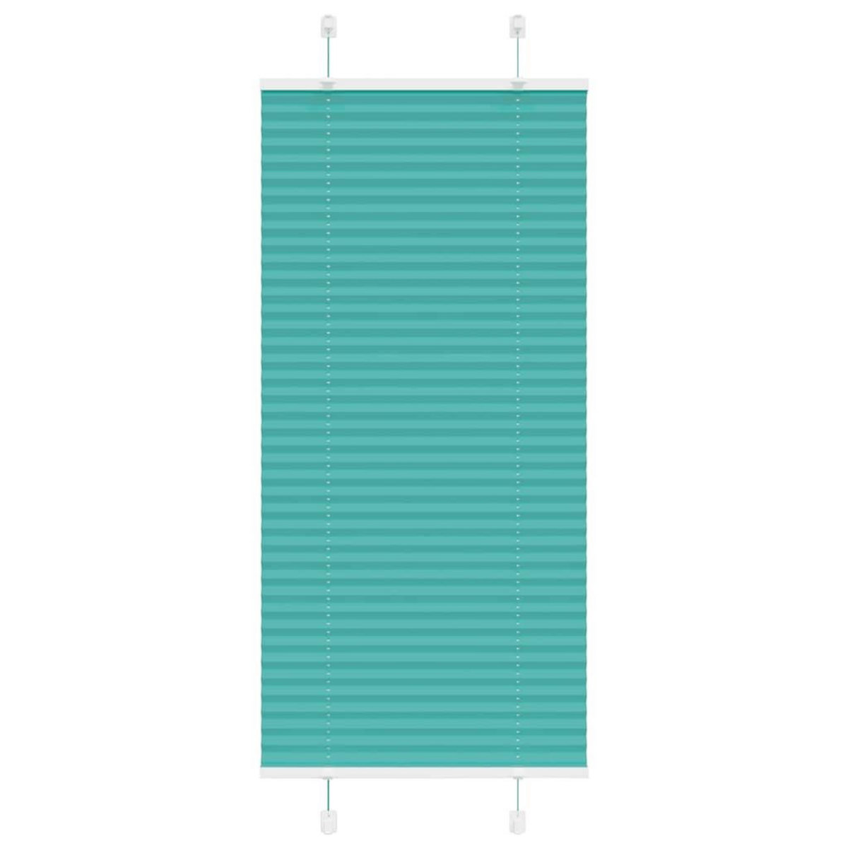 VIDAXL Store plisse vert petrole 60x150 cm largeur du tissu 59,4 cm