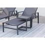 Voir la diapositive 5 : CONCEPT USINE Lot de 2 transats et une table d'appoint gris BARI