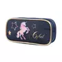 Bagtrotter Trousse scolaire rectangulaire Cybel Cheval Licorne Bleue Bagtrotter