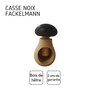 Voir la diapositive 4 : Fackelmann Ensemble de 2 Casse-noix vissable Fackelmann Wood Edition