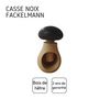 Voir la diapositive 4 : Fackelmann Ensemble de 2 Casse-noix vissable Fackelmann Wood Edition