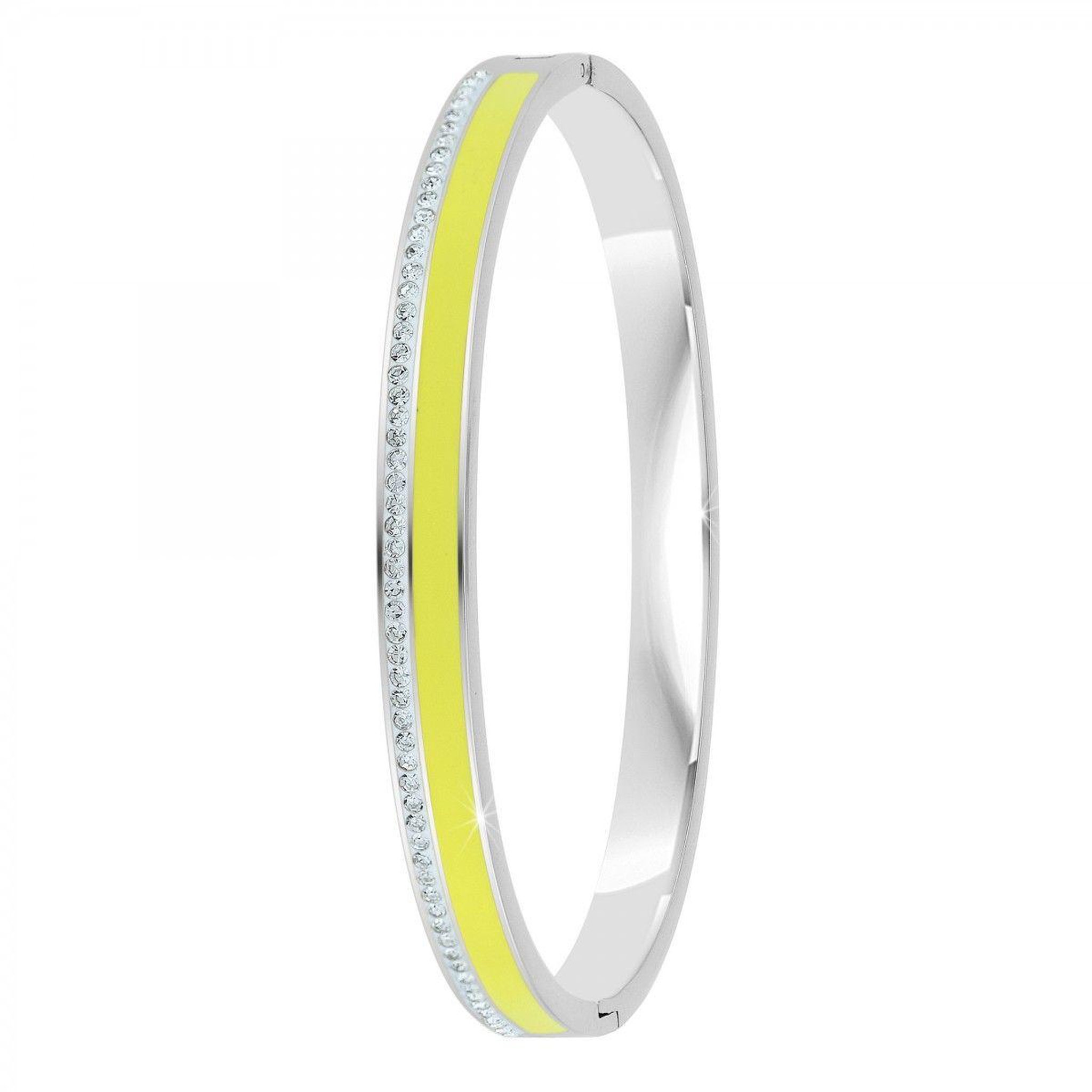 SC CRYSTAL Bracelet en Résine colorée ayant un aspect proche de l'Email orné de Cristaux scintillants par SC Crystal