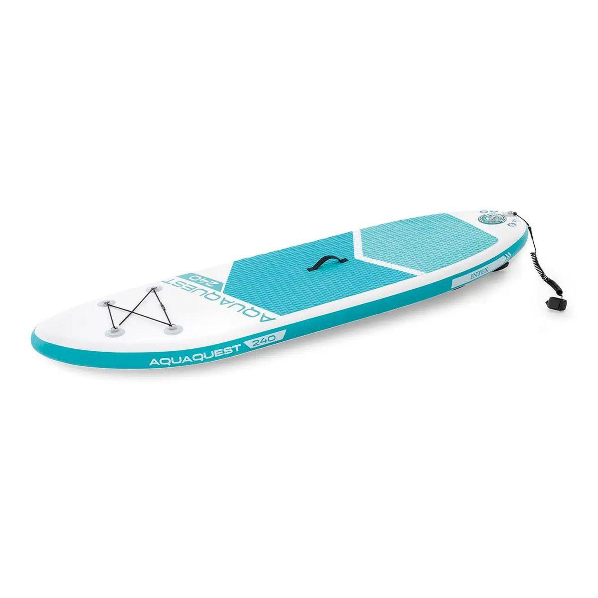 INTEX Paddle gonflable  aqua quest  244cm bleu & blanc