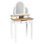 Voir la diapositive 2 : ATMOSPHERA Coiffeuse 3 tiroirs 1 miroir LISA