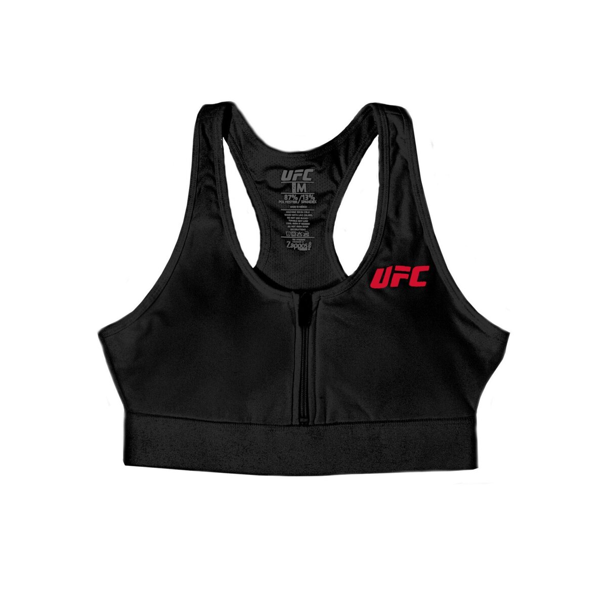 UFC Brassière à bretelles de sport et de fitness - Femme - UFC - Core - Noir - Taille XL