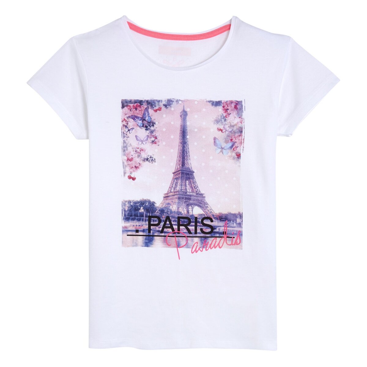 IN EXTENSO Tee-shirt manches courtes Paris fille