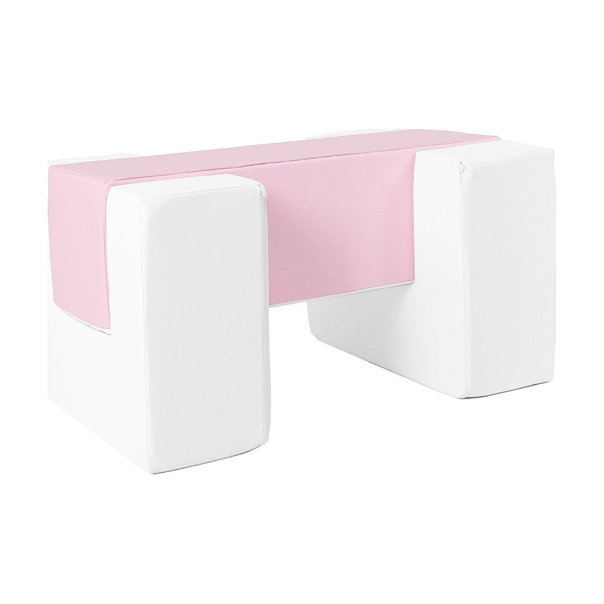 VELINDA Blocs en mousse blanc rose pastel