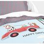Voir la diapositive 2 : Home collection Parure housse de couette 140x200cm 100%coton 57fils nice days