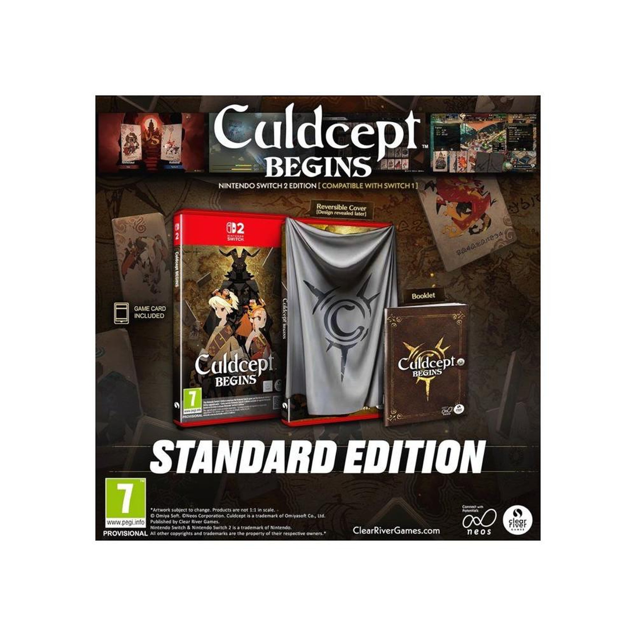 Voir la diapositive 2 : Just for games Jeu nintendo switch 2 culdcept begins, stratégie au tour par tour sur cartes, fantasy rpg, combats hors ligne ou en ligne
