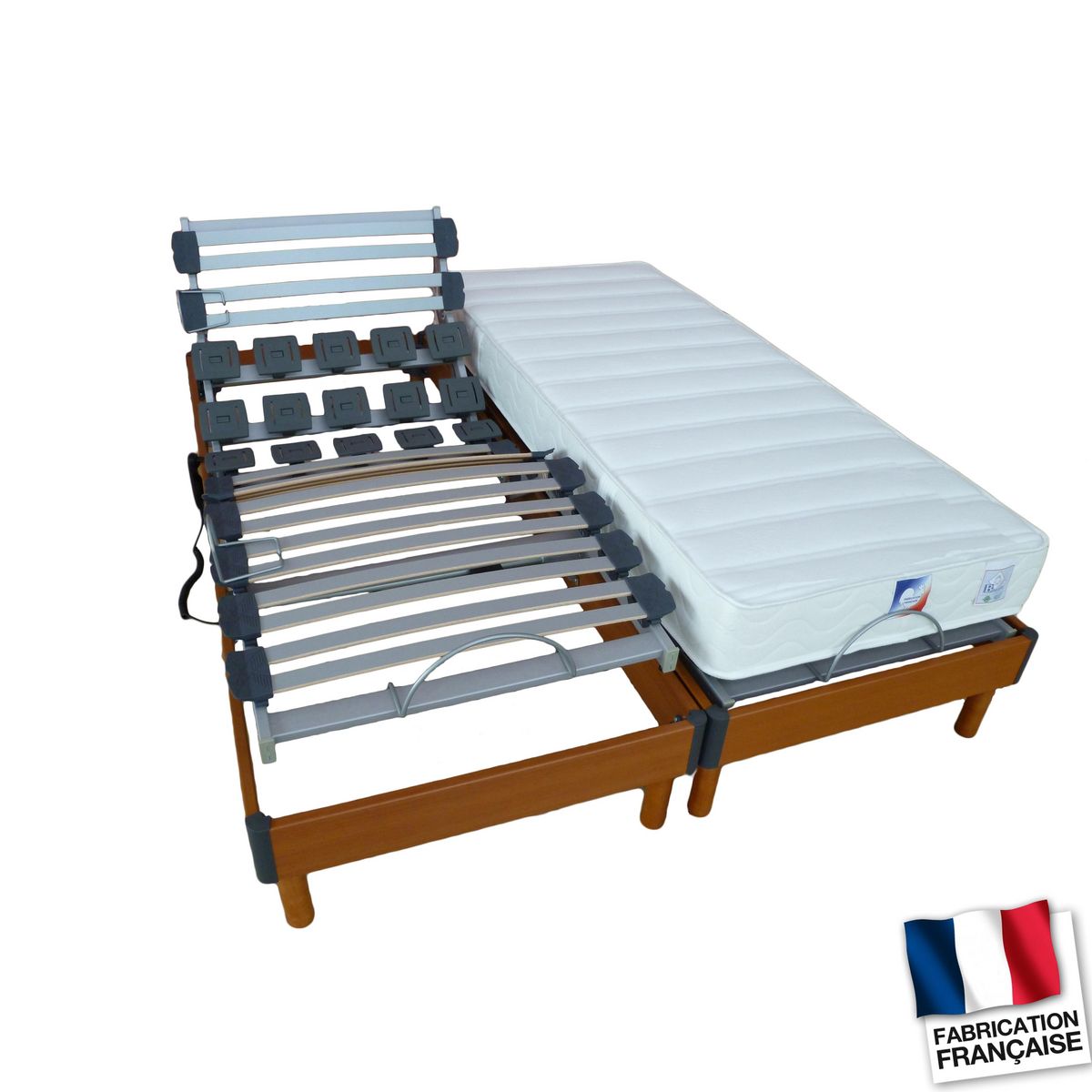 Lit relaxation électrique TPR LOMBATONIC3 160x200 cm