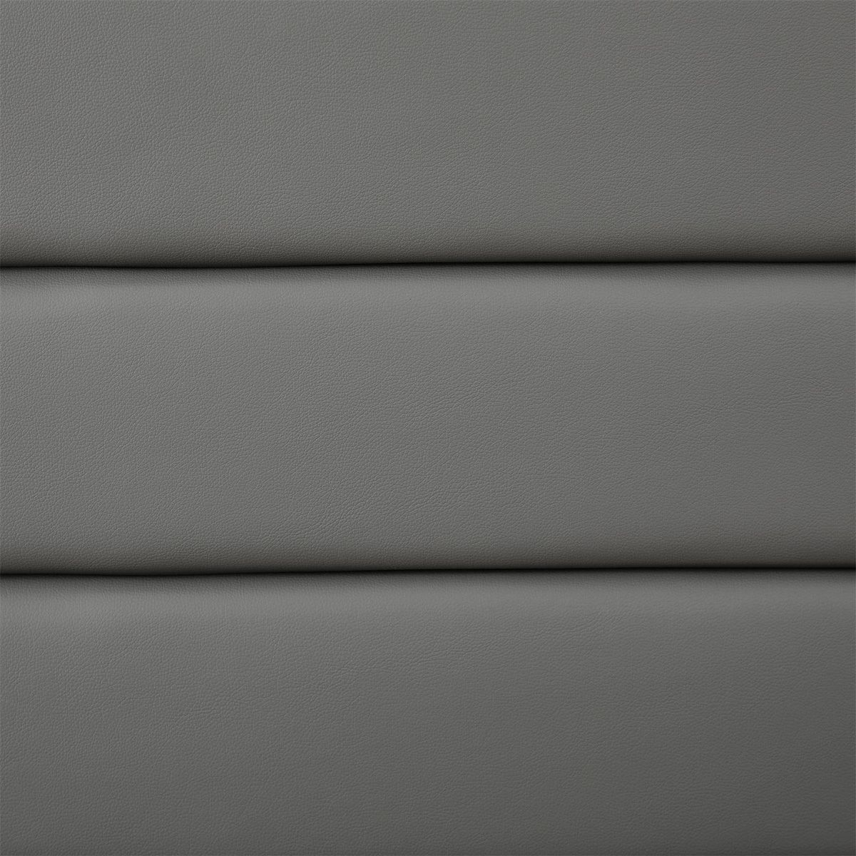 IDIMEX Lit 1 place HUDSON, 90 x 190 cm, capitonné avec sommier, revêtement synthétique