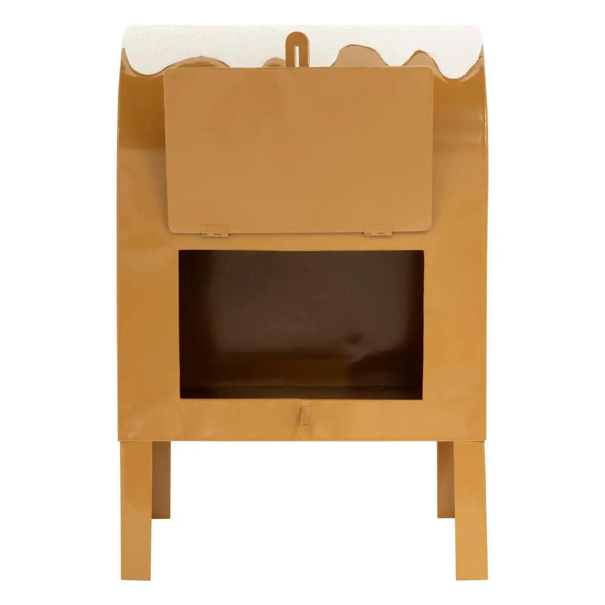 Voir la diapositive 3 : ATMOSPHERA Boîte aux lettres de noël  pain d'épice  36cm marron