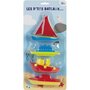 Voir la diapositive 2 : SET 4 BATEAUX 11CM ASSORTIMENT 6006G.