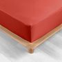 Voir la diapositive 2 : Paris Prix Drap Housse  Percaline  140x190cm Tomette