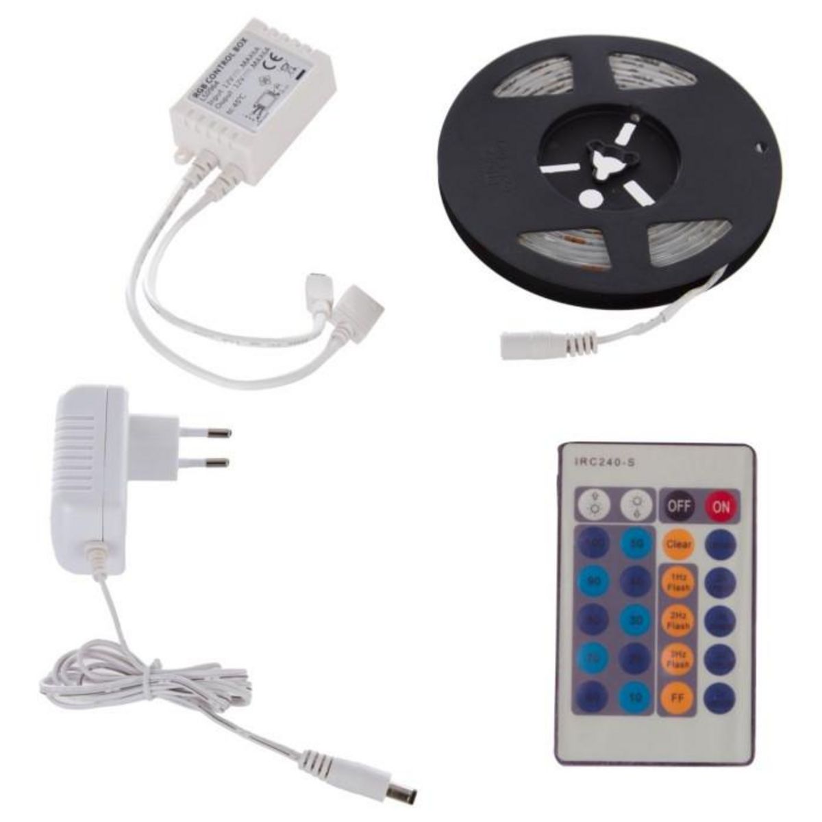 Home sweet lights Ruban à Led  Télécommandé  5m Blanc Froid