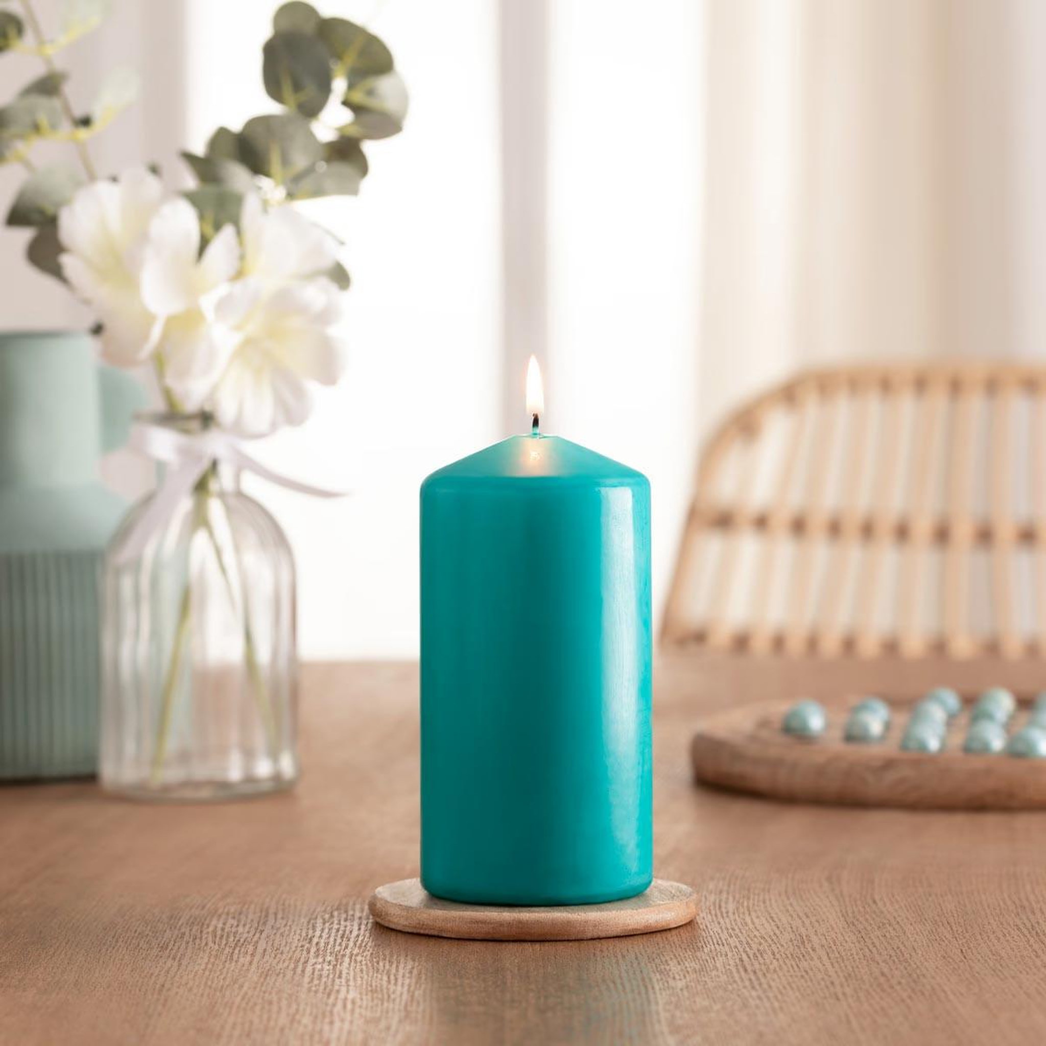 Voir la diapositive 2 : COMPTOIR DE LA BOUGIE Bougie parfumée ronde  tami  395g coco