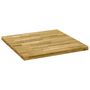 Voir la diapositive 2 : VIDAXL Dessus de table Bois de chene massif Carre 44 mm 80x80 cm