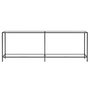 Voir la diapositive 3 : VIDAXL Table console Transparent 220x35x75,5 cm Verre trempe