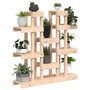 Voir la diapositive 4 : VIDAXL Support a plantes 104,5x25x109,5 cm Bois massif de pin