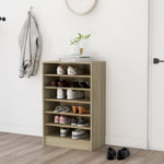 VIDAXL Armoire a chaussures Chene Sonoma 60x35x92 cm Bois d'ingenierie