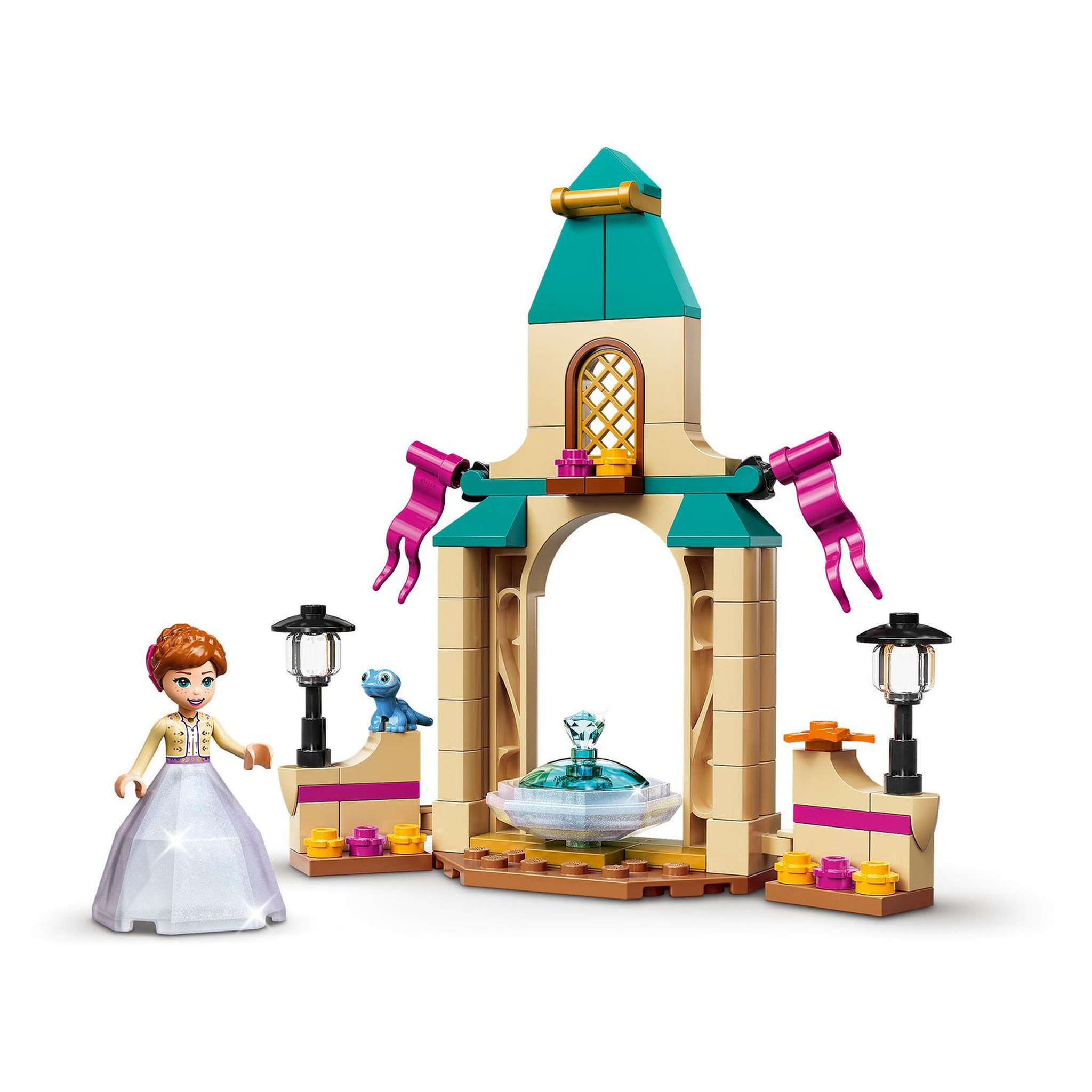 Voir la diapositive 4 : LEGO Disney 43198 - La cour du château d'Anna 