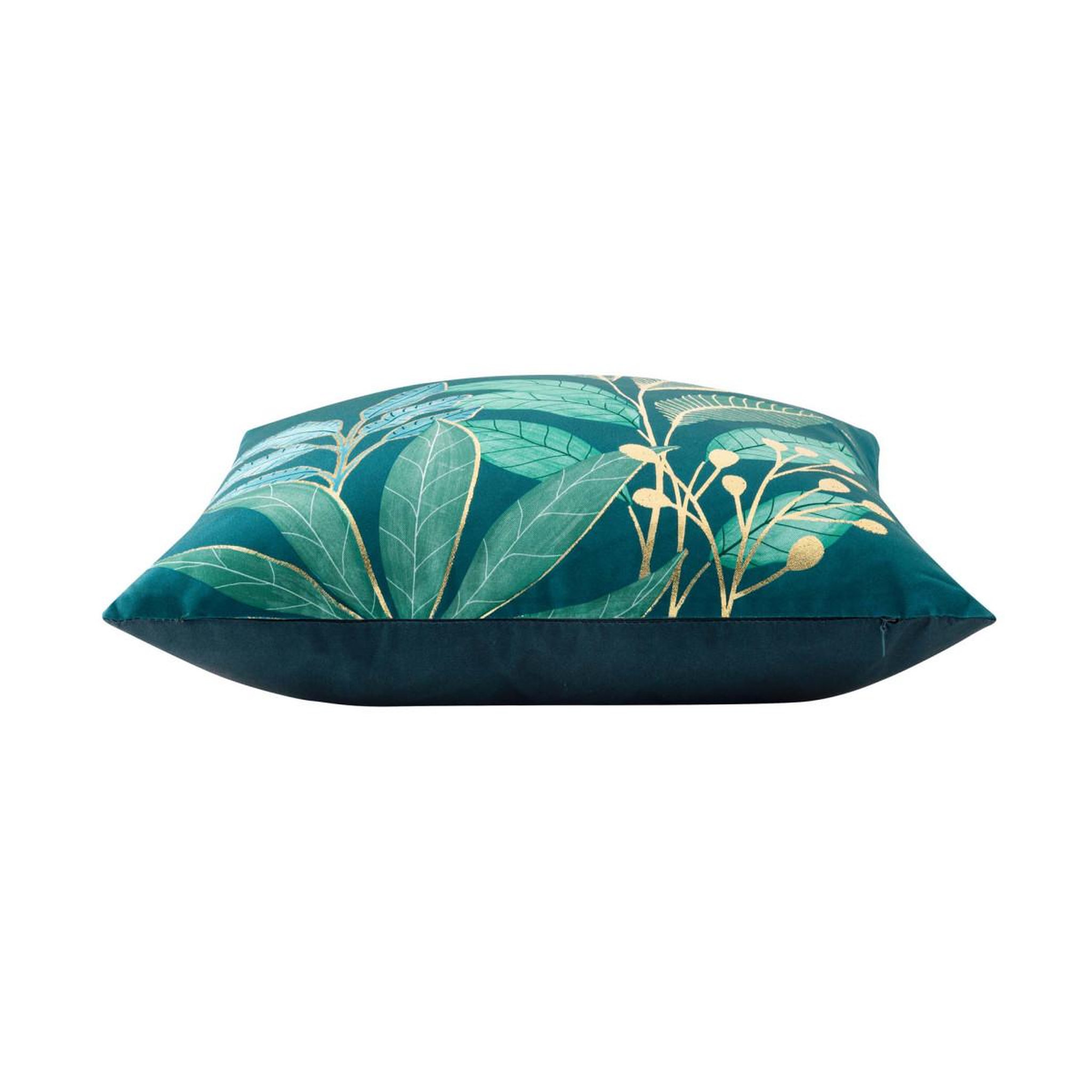 Voir la diapositive 2 : Douceur d'Intérieur Coussin déco imprimé aloha 45x45cm vert