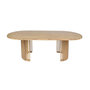 Voir la diapositive 2 : SWEEEK Table de jardin bois d'acacia 6 places naturel - Alora