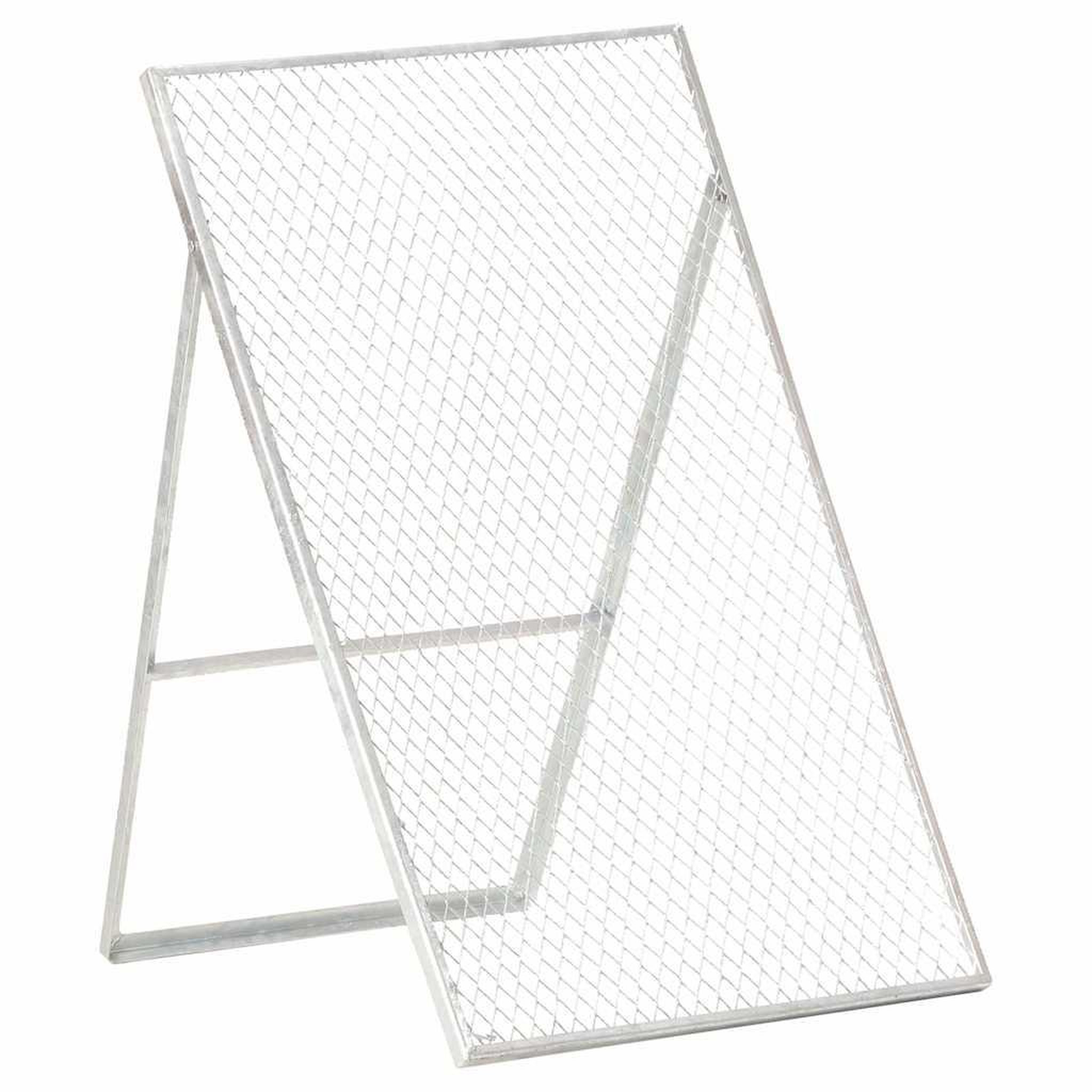 VIDAXL Tamis de jardin acier galvanise