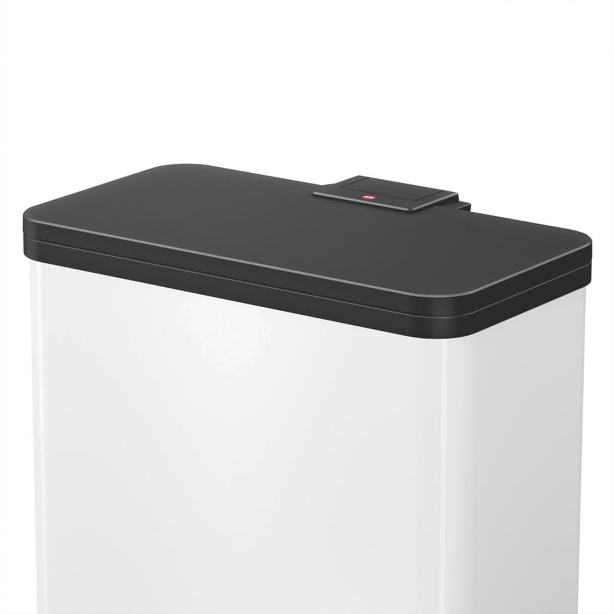 Voir la diapositive 3 : HAILO Hailo Poubelle a pedale Oko Duo Plus Taille L 17+9 L Blanc 0630-230
