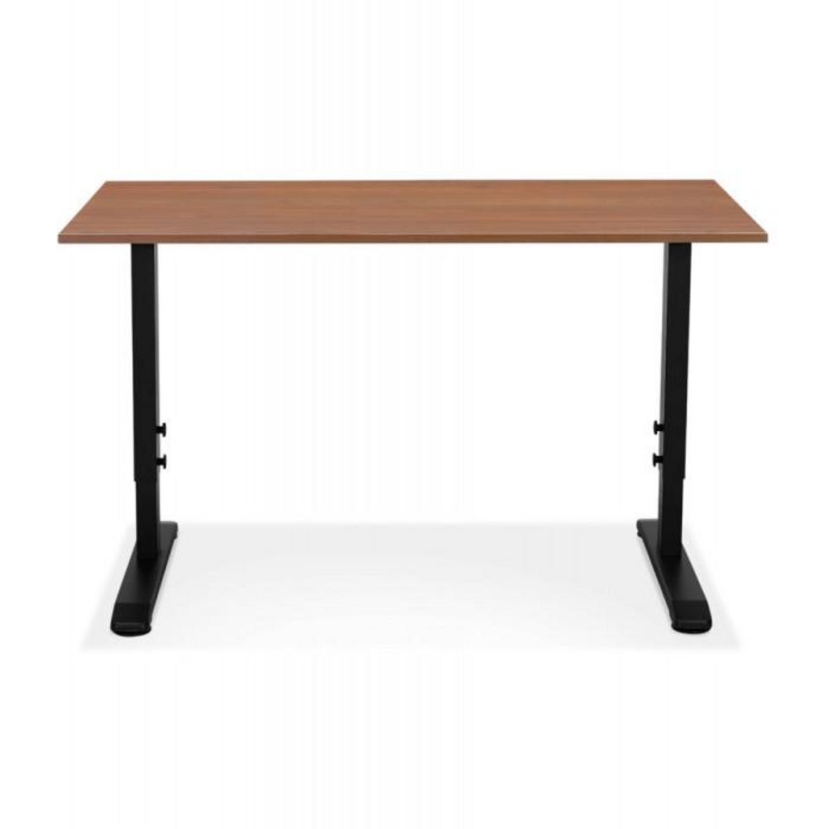 Paris Prix Bureau Hauteur Réglable  Mathew  140cm Noir & Noyer