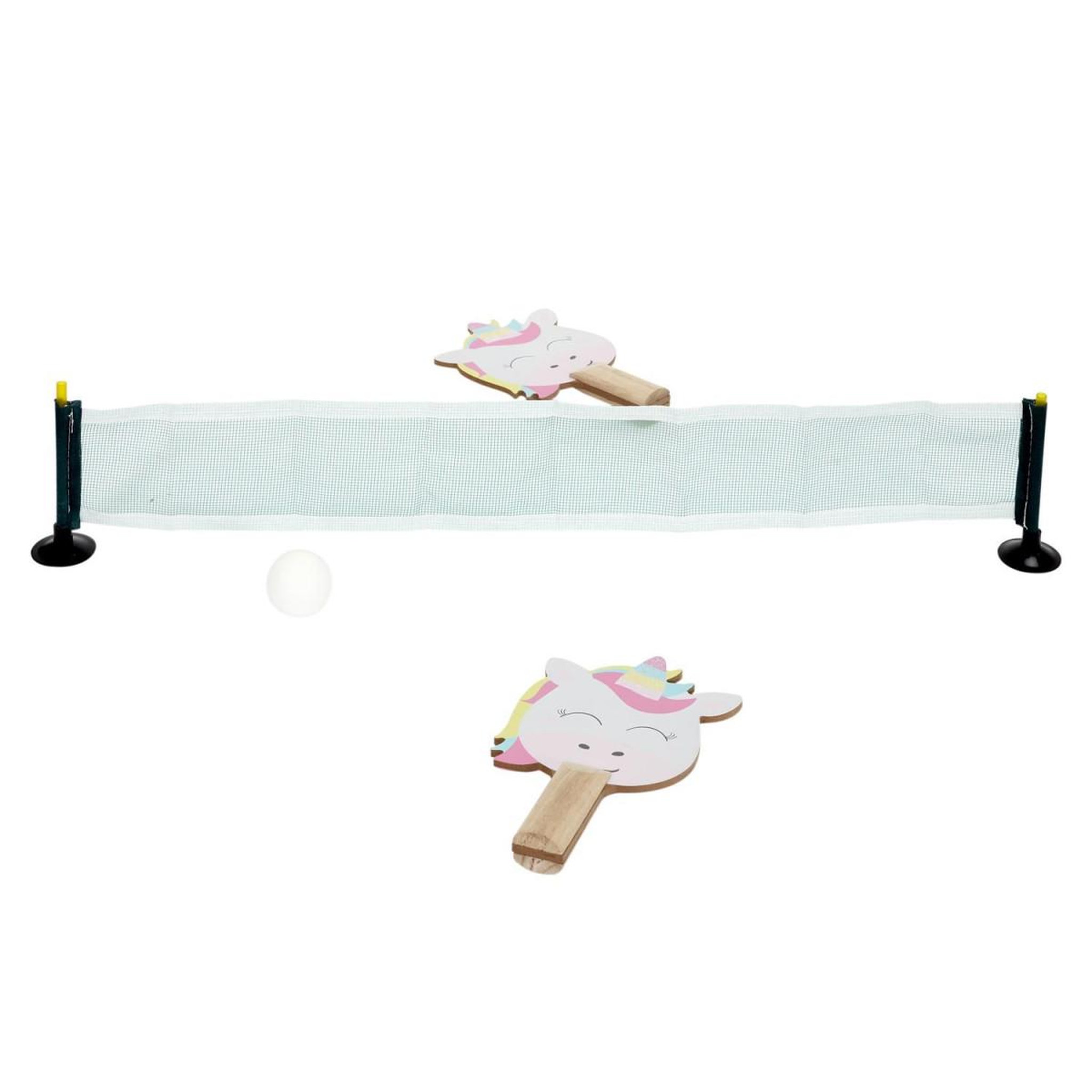 Voir la diapositive 1 : Jeux 2 momes Jeu Enfant  Ping Pong Licorne  19cm Blanc & Rose