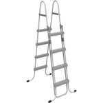 Habitat et Jardin Escalier de piscine avec système de sécurité enfant  Milo  - Gris