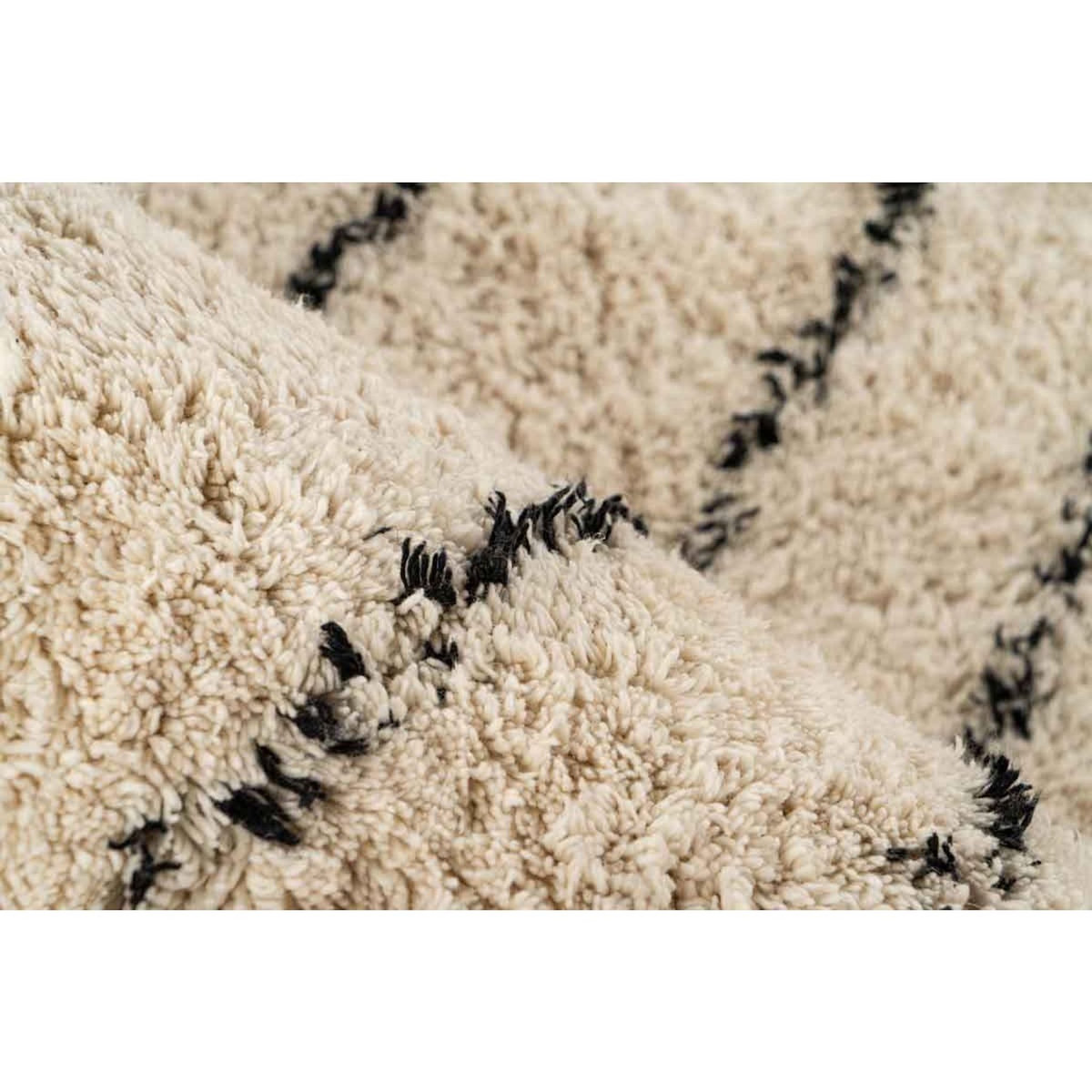 Paris Prix Tapis Tufté à la Main Ethnique  Mylen VI  Beige & Noir