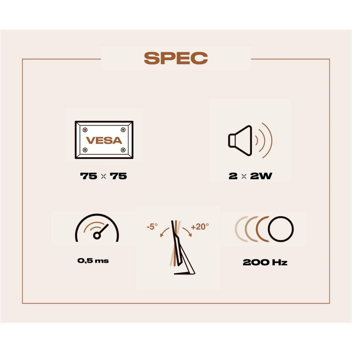 JAPANNEXT Ecran PC Gamer JN-I238FHD200F 24''