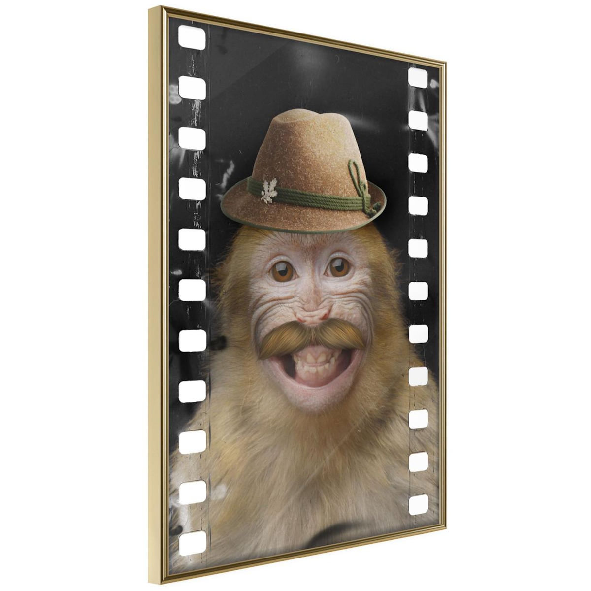 Paris Prix Affiche Murale Encadrée  Dressed Up Monkey