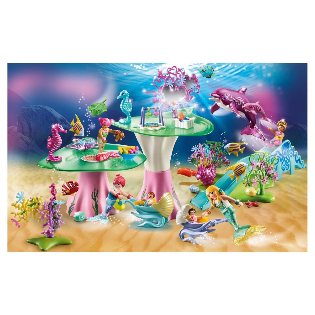 PLAYMOBIL 70886 - Magic - Aire de jeux pour enfants sirenes