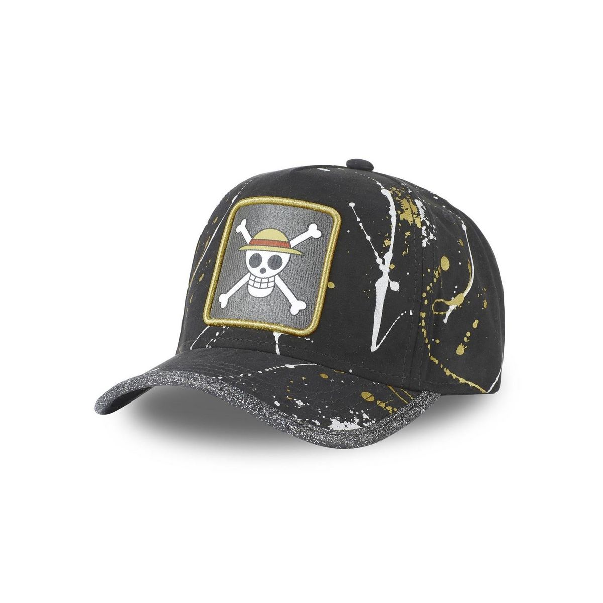CAPSLAB Casquette trucker Tag avec filet One Piece Skull