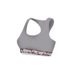 FREEGUN Brassière femme en coton bio. Coloris disponibles : Gris