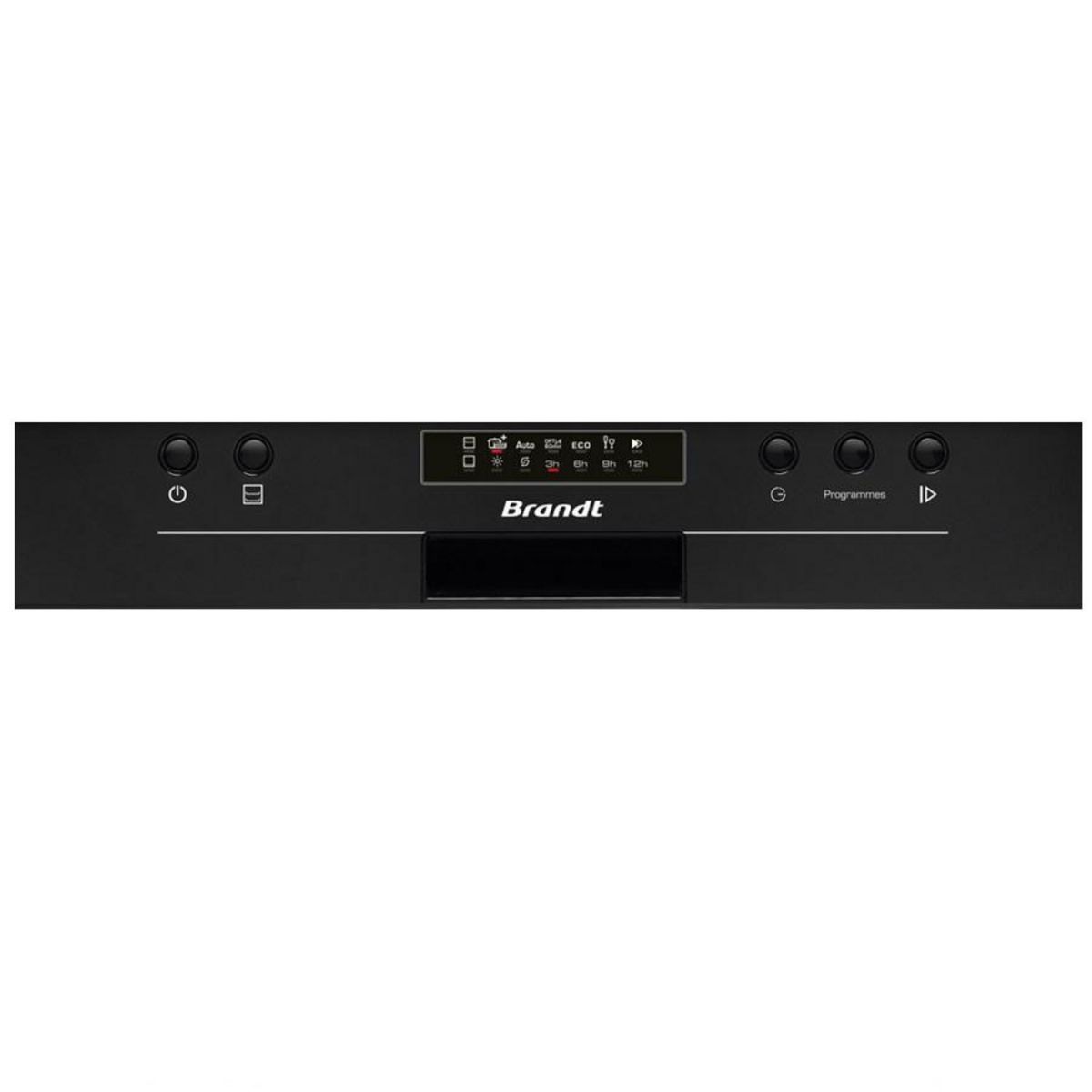 BRANDT Lave-vaisselle 60cm 14 couverts 44db intégrable avec bandeau - bdb424lb