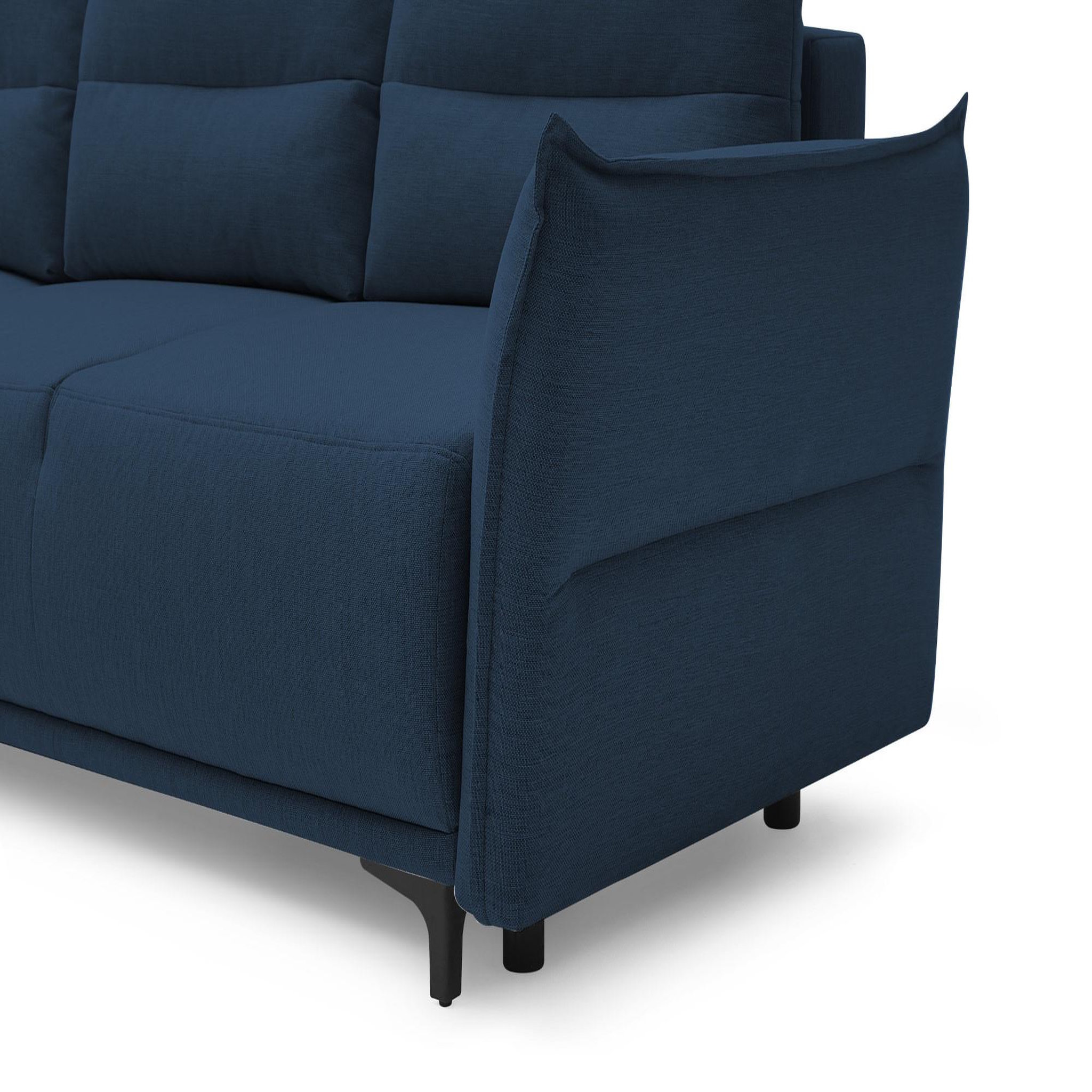 Voir la diapositive 4 : LISA DESIGN Arya - canapé d'angle convertible - avec coffre - 5 places - style contemporain - gauche